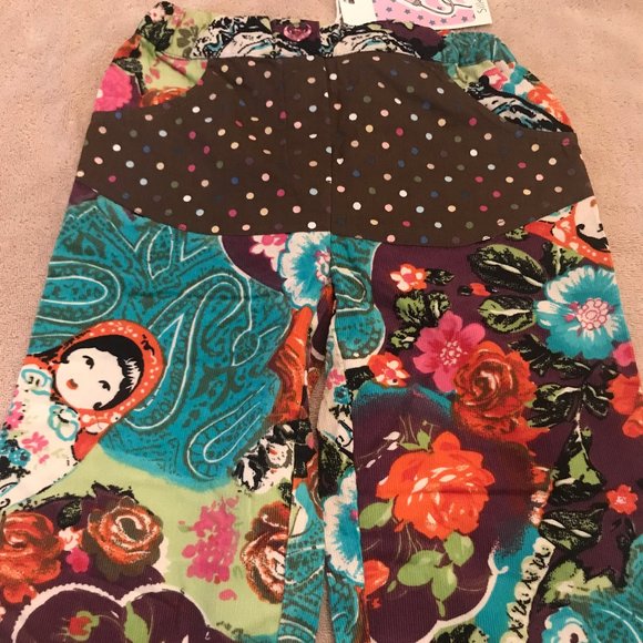 NWT Russian nesting dolls pants Matryoshka 3t 4t